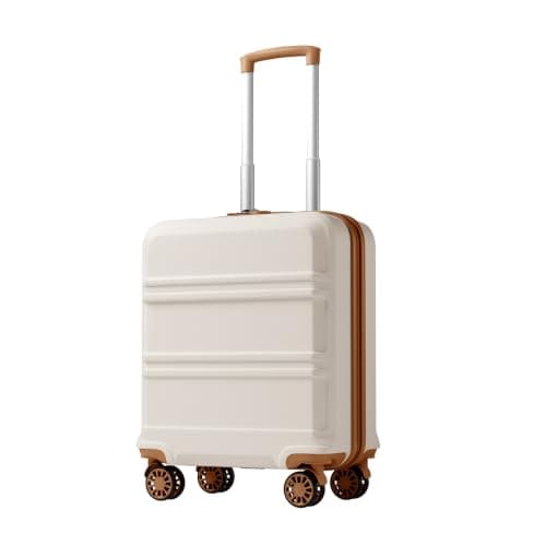 Kono Cabin Suitcase 45x36x20cm 16" ABS+PC Hard Shell Luggage for easyJet
