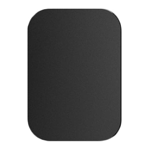 sphires 6 Pack Metal Plate for Magnetic Phone Car Mount 6 X Rectangle Metal Plate for Car Magnetic Phone Holder — view 2