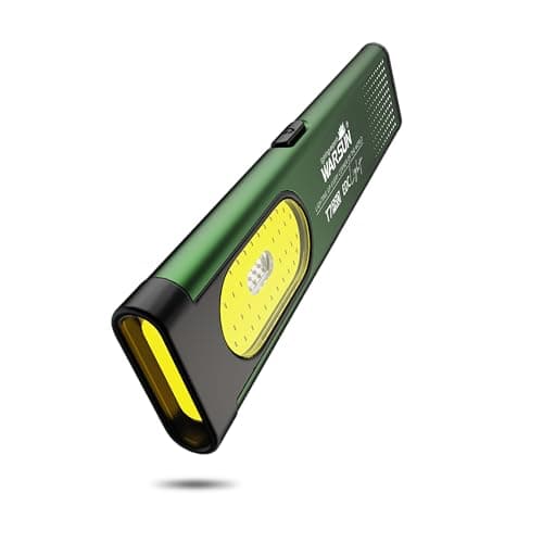 WARSUN T7 Rechargeable Pocket Torch, Slim EDC Flashlight with USB-C Charging, Magnetic Base & Clip, Lightweight Portable LED Torch for Everyday Carry, Night Walking, Camping, Work & Emergency