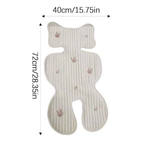 Car Seat Cooler Pad Cotton Soft Breathable Washable Liner Mat — view 5