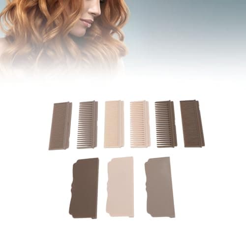 Flat Iron Comb Attachment, Clip On Hair Straightener Comb, Detachable Carbon Fiber Straightening Comb with Dense Teeth for Home Salon Travel — view 4
