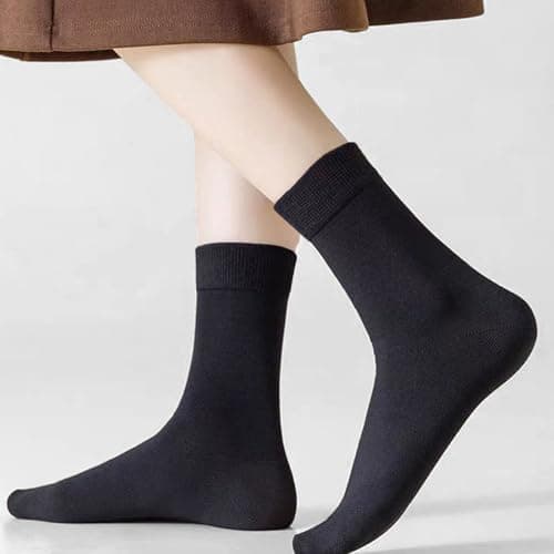 VoJoPi Women’s Cotton Socks 5 Pairs – Thin Breathable Crew Socks, UK 4-8 — view 2