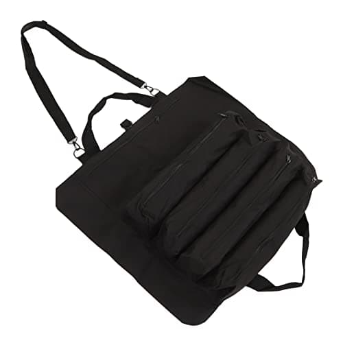 Cocoarm Tool Bag, Polyester Multi Purpose Tool Pouch, 56 X 46.5 X 42 Cm, Multi Pocket Hanging Foldable Storage Carrier for Carpenters Plumbers Electricians Car Travel Home (Black)