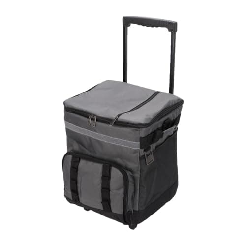 Kelawoly Rolling Cooler 43L Collapsible with Wheels, Telescopic Handle — view 5