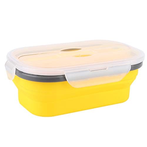 Rengue Silicone Folding Lunch Box 800ml, Food Container for Microwave and