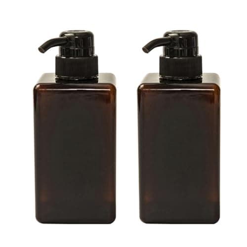 2pcs Ml Refillable Pump Bottle Shampoo Container for Travel Use