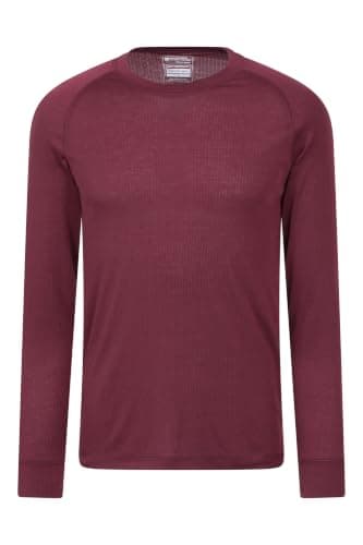 Mountain Warehouse Talus Mens Isotherm Base Layer Top Burgundy L