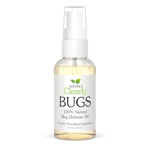 Isabella's Clearly Bugs, Blend of Natural Essential Oils to Keep Bugs Away with Lavender, Cedarwood, Tea Tree, Lemongrass | Non Toxic for Adults and Kids, Made in USA (60ml)