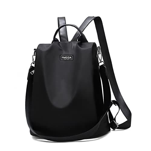 Fmeida Anti Theft Backpack for Women Small Travel Rucksack Water Resistant