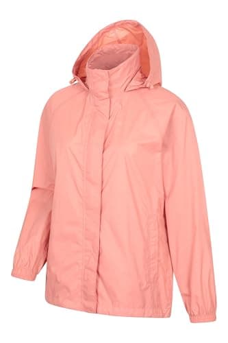 Mountain Warehouse Pakka Womens Waterproof Rain Jacket Coral 12 — view 5