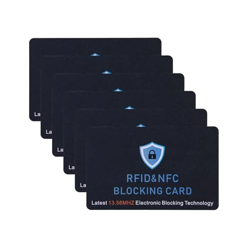 Honosen RFID Blocking Card 6 Pack, Credit Card Protector