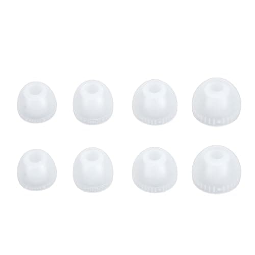 SENECESLI Replacement Silicone Earbuds Tips 4 Sizes Noise Cancelling Comfortable Ear Tips for WF‑1000XM3 WI‑1000XM2 SP510 SP900 C600N Earbuds, 8 Pack — view 6