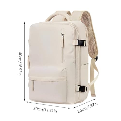 Backpack with Shoe Compartment Laptop Luggage Bookbag with USB Charging — view 6