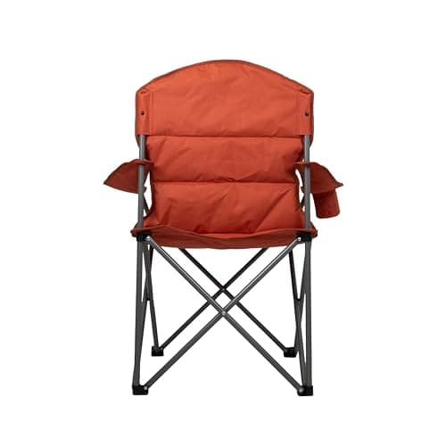 Vango Goliath X-Large Padded Camping Chair for Adults [Amazon Exclusive], Extra Wide Seat with Insulated Drinks Holder, Folding Garden Chair for Outdoors, Fishing, Beach, Red — view 5