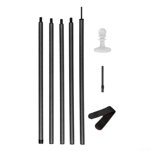 Carbon Fibre Tarp Poles for Camping Canopy Shelter Awning Tent Rod(2.4m) — view 4