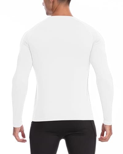 Roadbox Men's Thermal Base Layer Top 1-2 Pack, Fleece Lined Long Sleeve — view 2