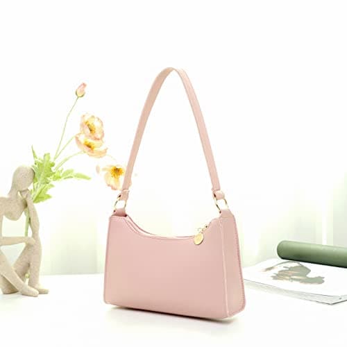VaiKanhai Tactical Dog Harness with Pockets Women Faux Leather Plain Armpit Bag Mobile Phone Bag Shoulder Bag Bags Perfume, pink, One Size — view 4