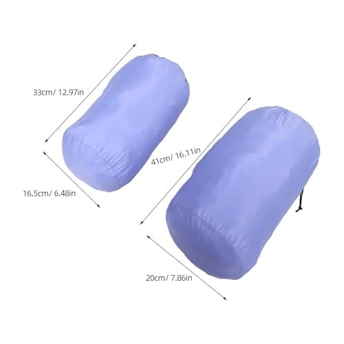 2pcs Waterproof Nylon Drawstring Travel Pouch for Laundry and Gym — view 2