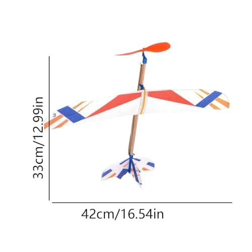 Rubber Band Powered Airplane Toy Rubber Band Powered Aircraft — view 4