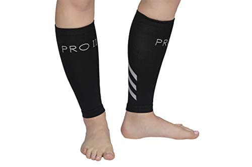 PRO 11 WELLBEING Pro Performance Calf Compression Sleeves 1 Pair (Small)