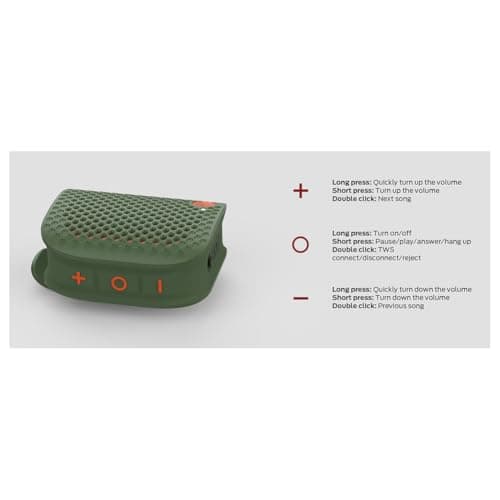Qxckyag Bluetooth Clip-On Speaker Compact for Travel and Outdoor Use. — view 6
