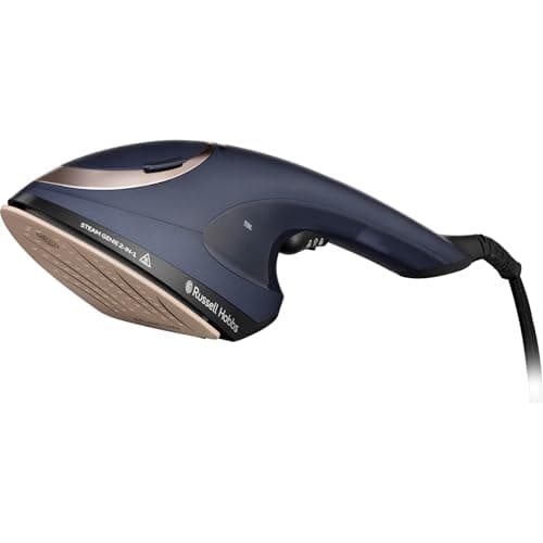 Russell Hobbs Steam Genie 2in1 Handheld Clothes Steamer with Ironing Option, Ready to Use in 1m, Power Indicator, 150ml Removable Tank, 3 Attachments, 10m Steam Time, 1400-1700W, 28370 — view 6