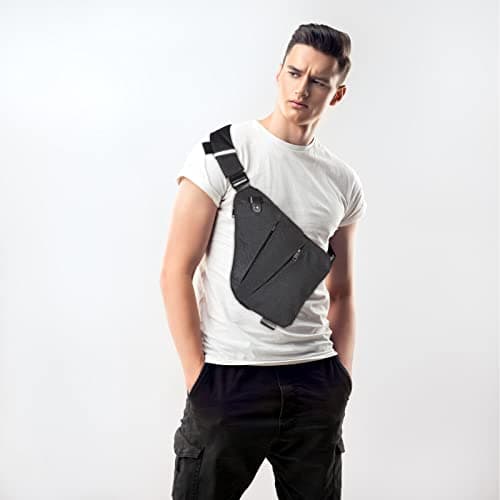Ovecat Unisex Anti Theft Sash Sling Crossbody Bag — view 3