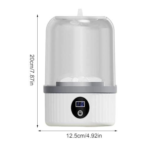 Portable Washing Machine - 2-Mode USB Rechargeable Deep Cleaning | Portable Washer Clothes Laundry Machine - for Home Dorm Travel Hotel Outdoor Camping Laundry Underwear Bra Socks — view 4