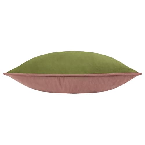 Paoletti Moonlit Flight Embroidered Velvet Cushion Cover - Olive - 45x45cm — view 3