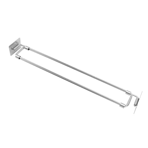 Cryfokt RV Secure Adjustable Bar Tension Rod Durable Stainless Steel Food Drink Stabilizer for RV Refrigerator Travel 12.44-22.64in