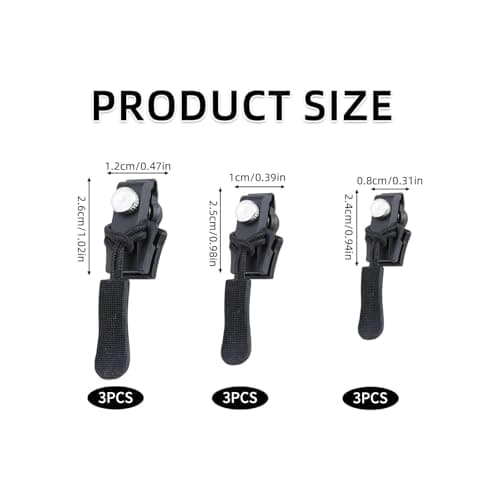 Zipper Repair Set, Zipper Repairer, Replacement Zip Pulls — view 2