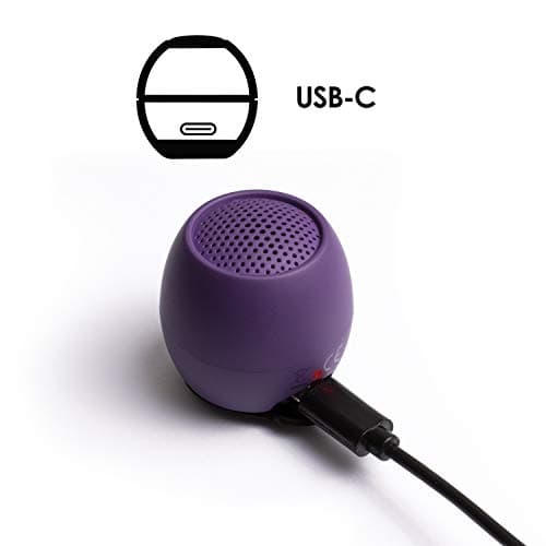 Boompods Zero Mini Bluetooth Speaker - Small Portable Speakers, Purple — view 5