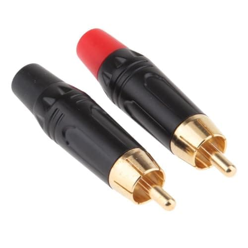 DSOUWEH Professional Grade Male Adapter Plug For Cable Connector Strong Alloy Shell Ensures Long Lasting Performance Male Socket Plug Connector Speaker Plugs