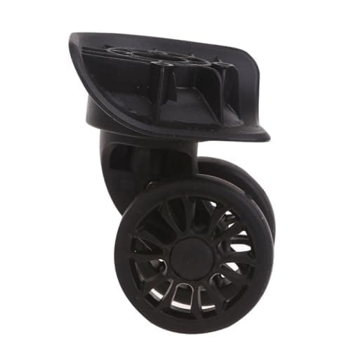 A89 GepäCkräDer Suitcase Double Row Wheels Hardware Repair Kit 360° Spinner Wheels Robust Wheel 1 Pair Black — view 6