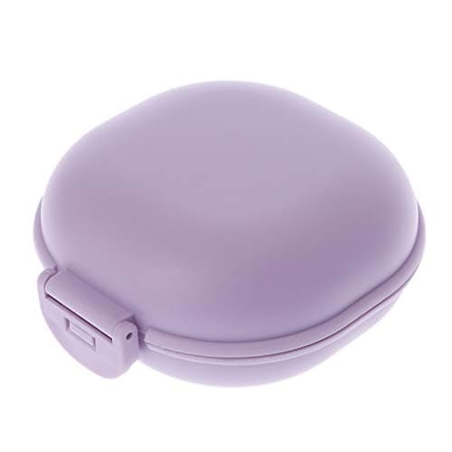 GuoQiao Bathroom Dish Plate for Case Home Shower Travel Hiking Holder Container Soap Box Purple
