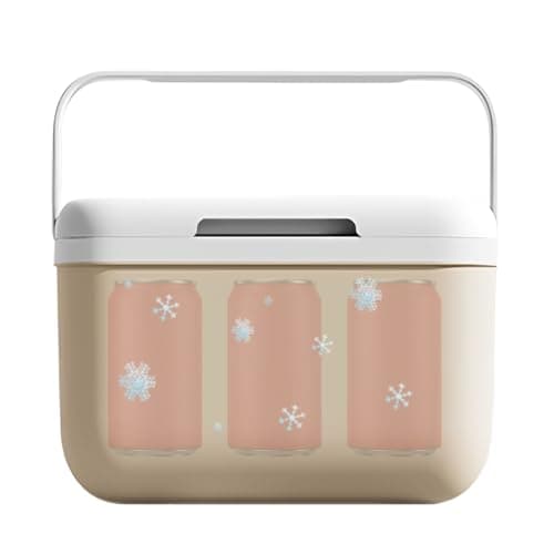 Personal Kühlbox, 5L Small Hard Cooler Box Cooling Warm Insulated Ice Chest Lunch Box for Picnic Beach Travel Concerts Sports Fishing Camping Travel Car Beach and More — view 2
