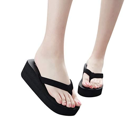 Women's Flip Flops Wedge Sandals Arch Support Soft Cushion Thong Sandal Florals Print Sliders House Slippers Fashion Orthotic Slides Holiday Pool Shoes Comfortable Walking Thong Sandals — view 2