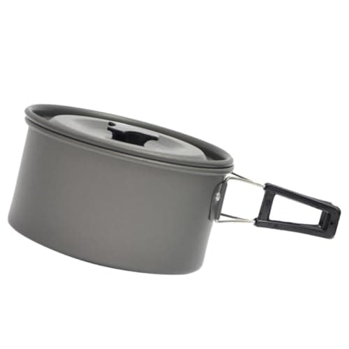 Camping Non Stick Pot Foldable Lightweight Aluminium for Travel