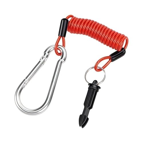 Trailer Breakaway Cable, Stainless Steel Spring Safety Towing Coiled Wire