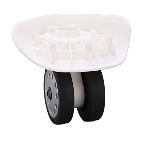 LIZEALUCKY 1 Pair A88 Luggage Caster, Porous Wheel Suitcase Luggage Replacement Casters for Travel Bags Large Size (White) — view 6