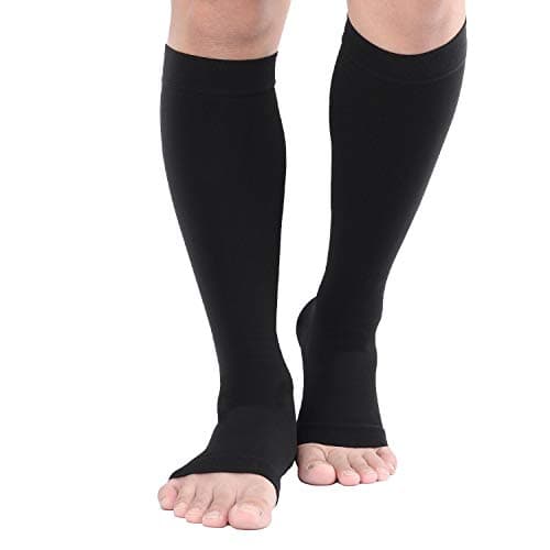 TOFLY 30-40mmHg Medical Graduated Compression Socks Open Toe — view 5