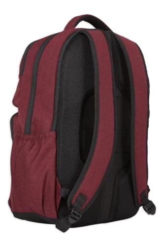 Mountain Warehouse Commuter 30L Backpack - Large Capacity Daypack with Laptop Pocket, RFID Zipped Pockets & Bottle Pocket - All Season Camping, Hiking & Outdoors Burgundy ONE — view 3