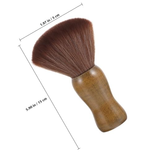 Shaving Brush Wooden Handle Nylon Bristles for Men Beard — view 2