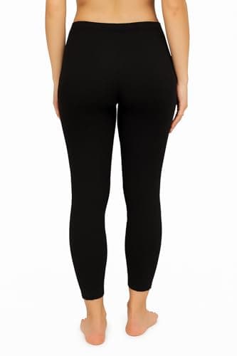 Gaffer Womens Thermal Bottom Underwear Ladies Winter Warm Long Johns Leggings Bottom 4 Pack Black 14-16 — view 4