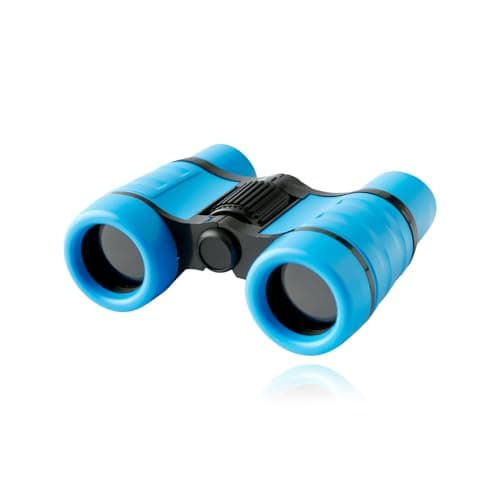 Hopzab 4x30 Mini Binoculars – High Magnification, Waterproof and Portable, Ideal for Birdwatching, Hiking, Camping and Outdoor Activities – Blue