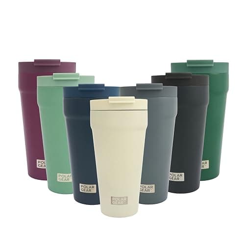 Polar Gear 470ml Coffee Cup Travel Mug, Insulated Coffee Cup w/Closure Lid