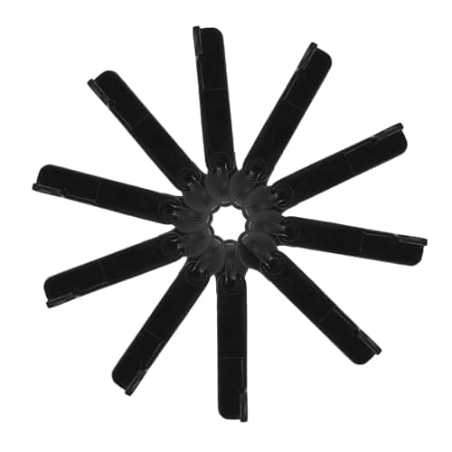 Beaupretty Zipper Pull Replacement 10pcs Nylon Large Zip Repair Kit for Travel Bags Suitcases Suitable for Vacations Travelers Black