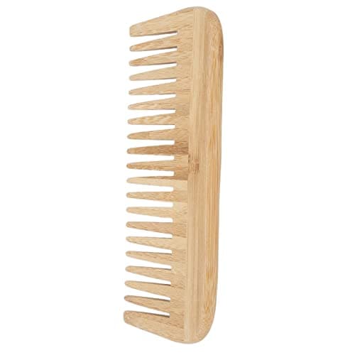Sorandy Wide Tooth Bamboo Comb Flexible Safe Hair Comb for Women Home Travel, Portable — view 3
