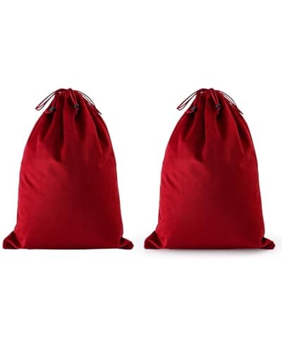 Julai Travel Shoe Bags, Velvet Drawstring Shoe Bags