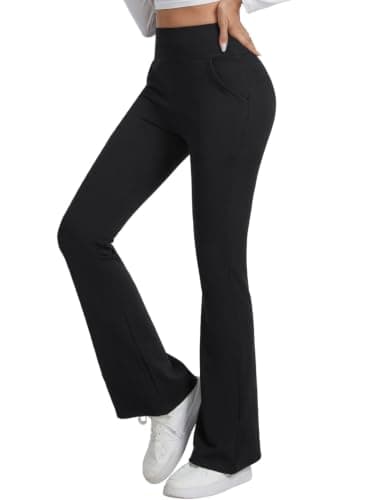 Thermal Leggings Women Fleece Lined Flared Leggings Women pants Winter